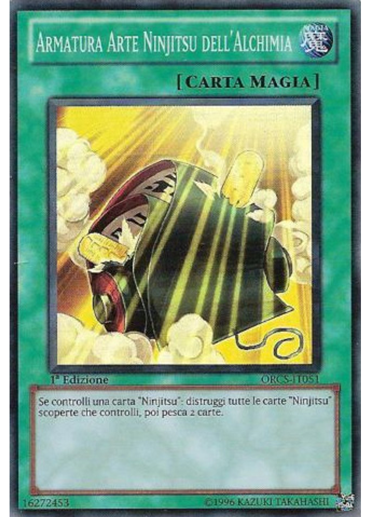Armatura Arte Ninjitsu dell'Alchimia