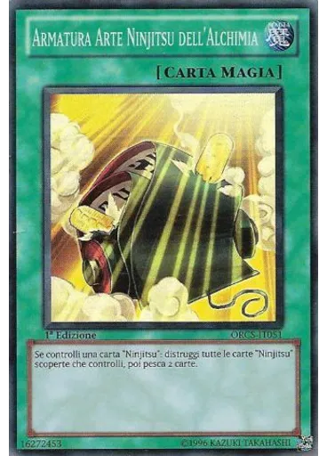 Armatura Arte Ninjitsu dell'Alchimia