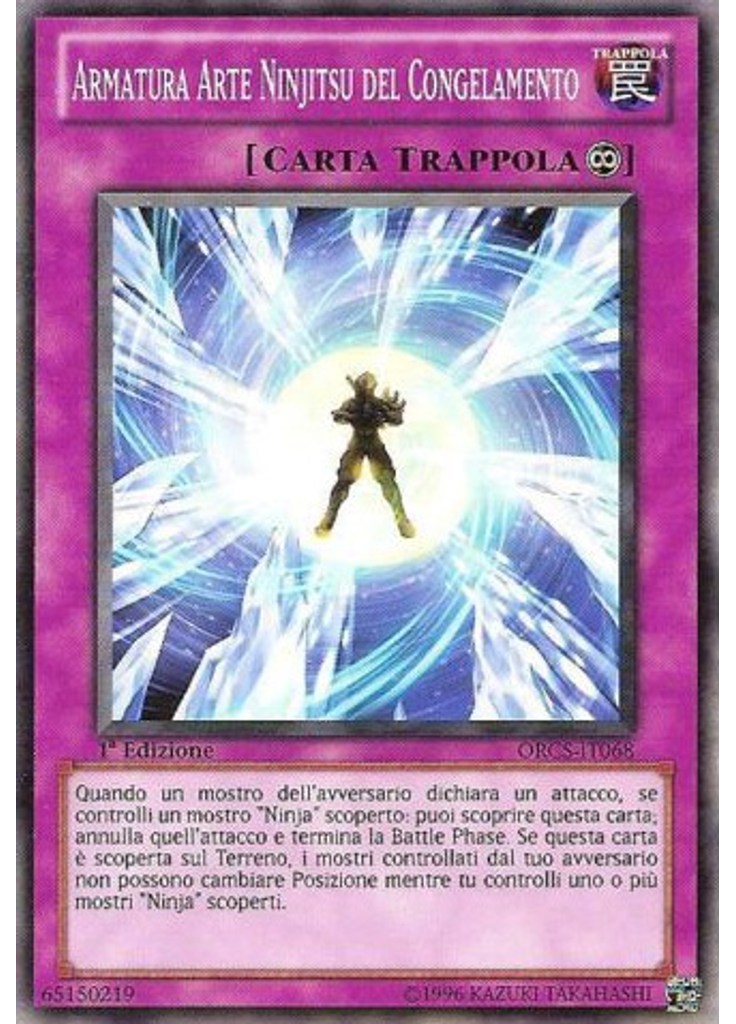 Armatura Arte Ninjitsu del Congelamento
