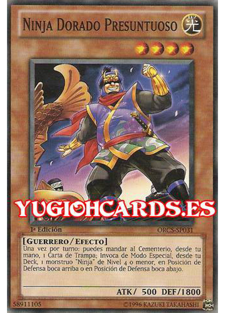 Ninja Dorado Presuntuoso