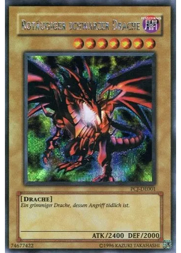 Rotäugiger schwarzer Drache