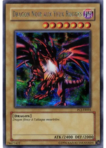 Dragon Noir aux Yeux Rouges