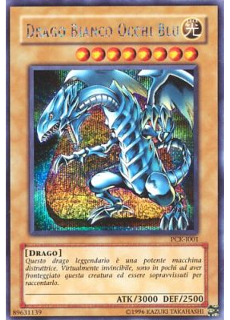 Drago Bianco Occhi Blu