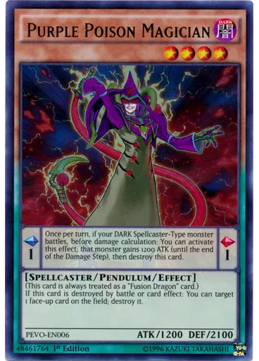 Purple Poison Magician — Pendulum Evolution