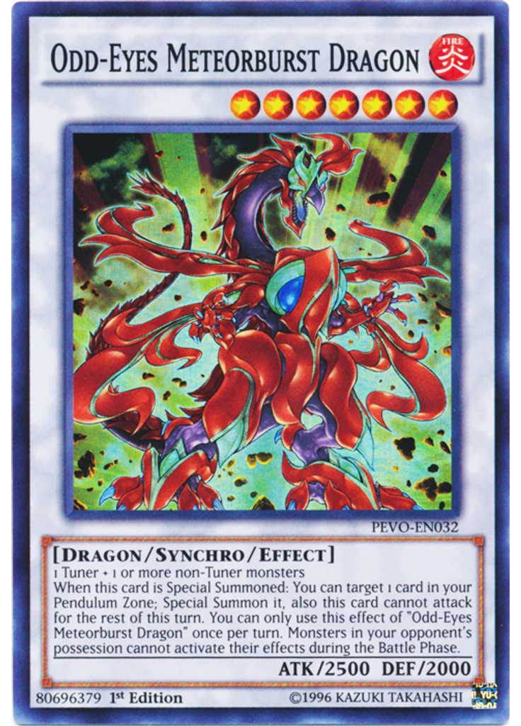 Odd-Eyes Meteorburst Dragon