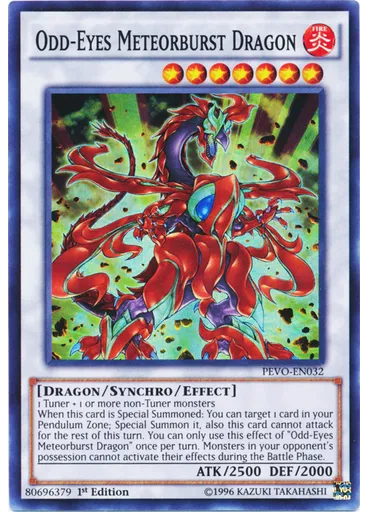 Odd-Eyes Meteorburst Dragon