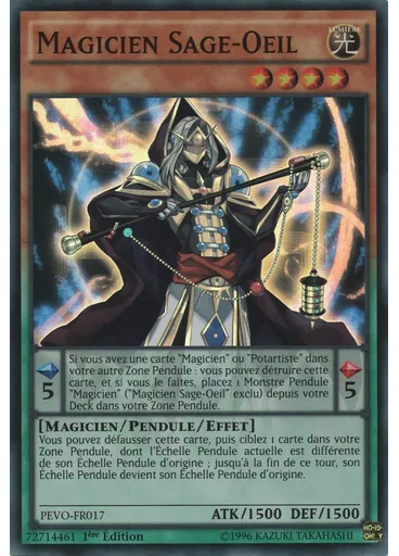 Magicien Sage-Oeil — Évolution des Pendules