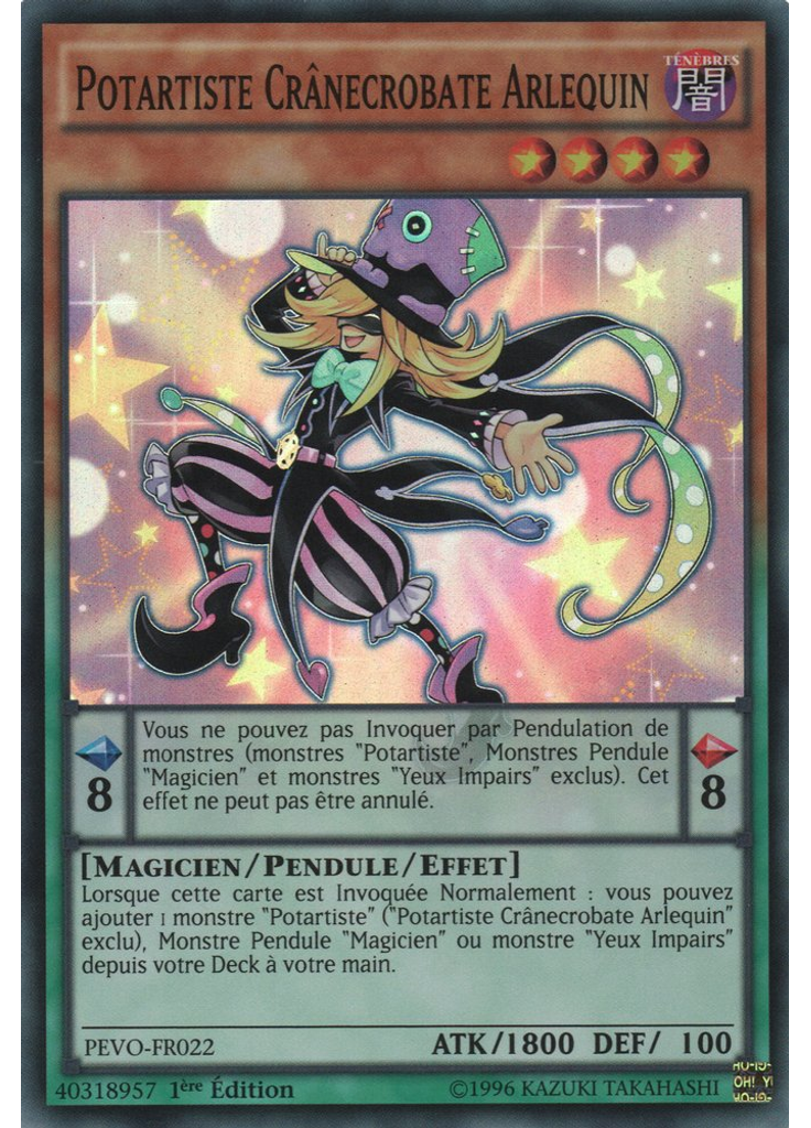 Potartiste Crânecrobate Arlequin