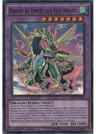 Dragon du Vortex aux Yeux Impairs — Évolution des Pendules