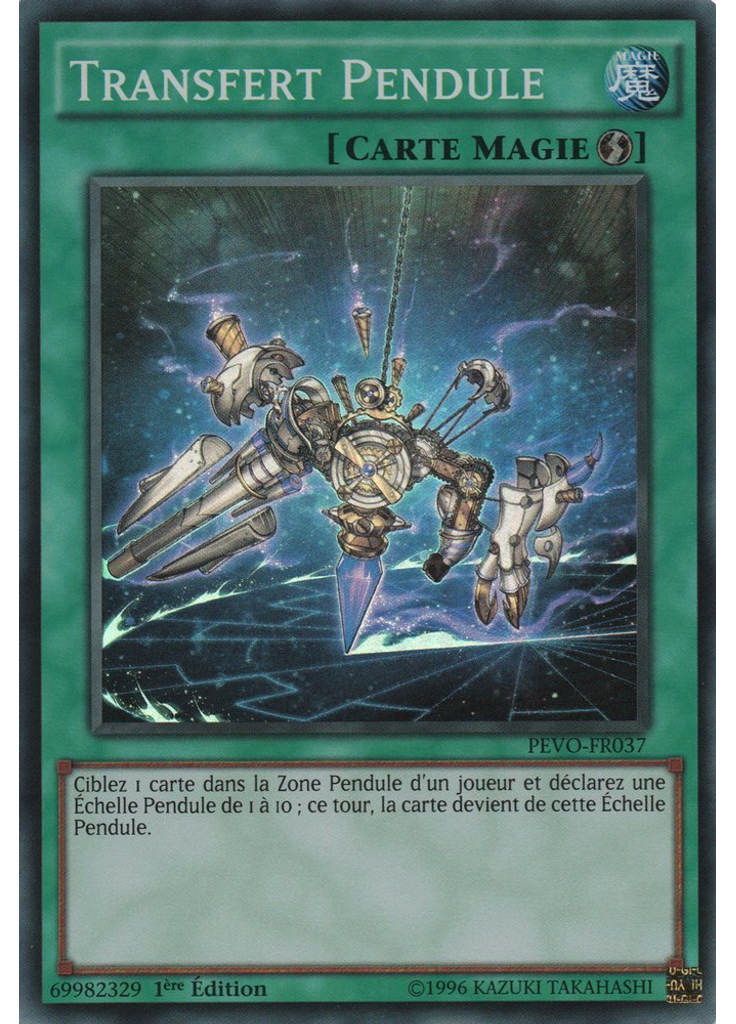 Transfert Pendule