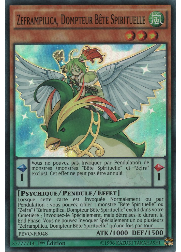 Zeframpilica, Dompteur Bête Spirituelle