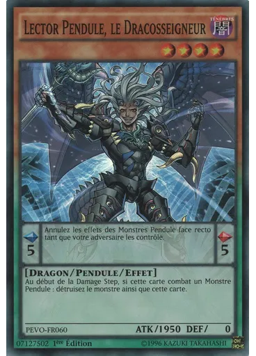 Lector Pendule, le Dracosseigneur — Évolution des Pendules