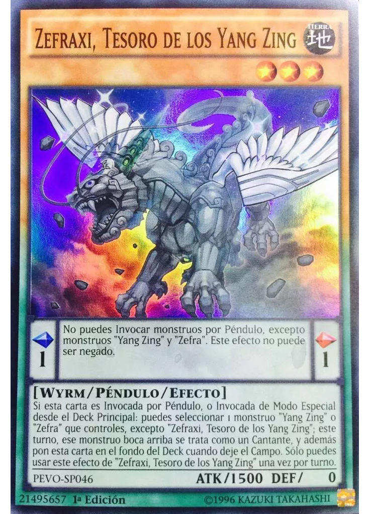 Zefraxi, Tesoro de los Yang Zing