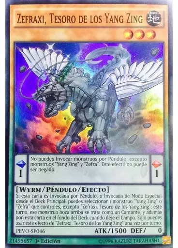 Zefraxi, Tesoro de los Yang Zing