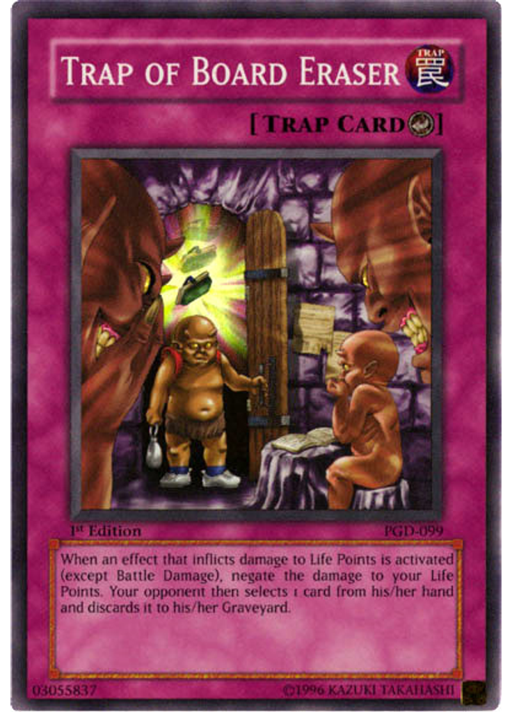 Trap of Board Eraser