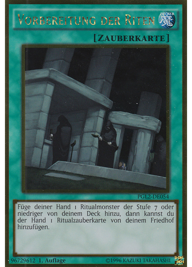 Vorbereitung der Riten