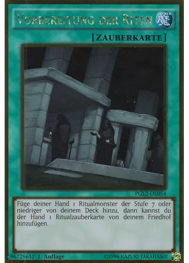 Vorbereitung der Riten