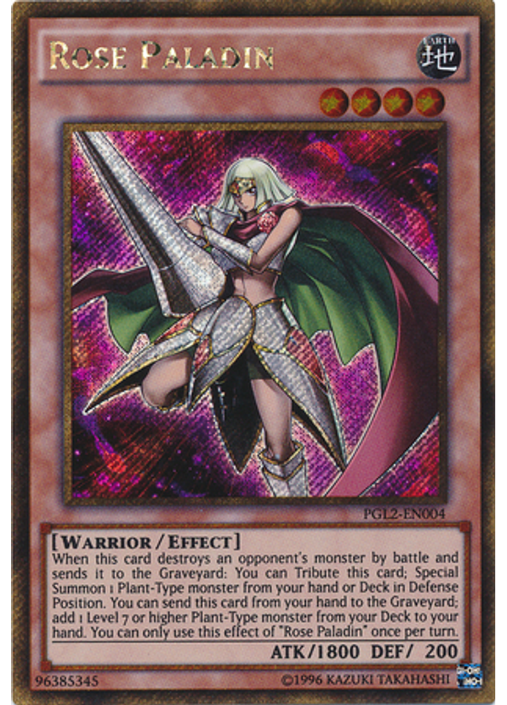 Rose Paladin (Gold Secret Rare Unlimited)