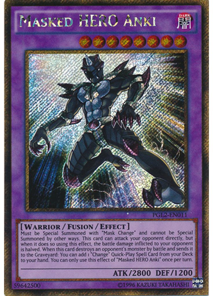 Masked HERO Anki (Gold Secret Rare Unlimited)