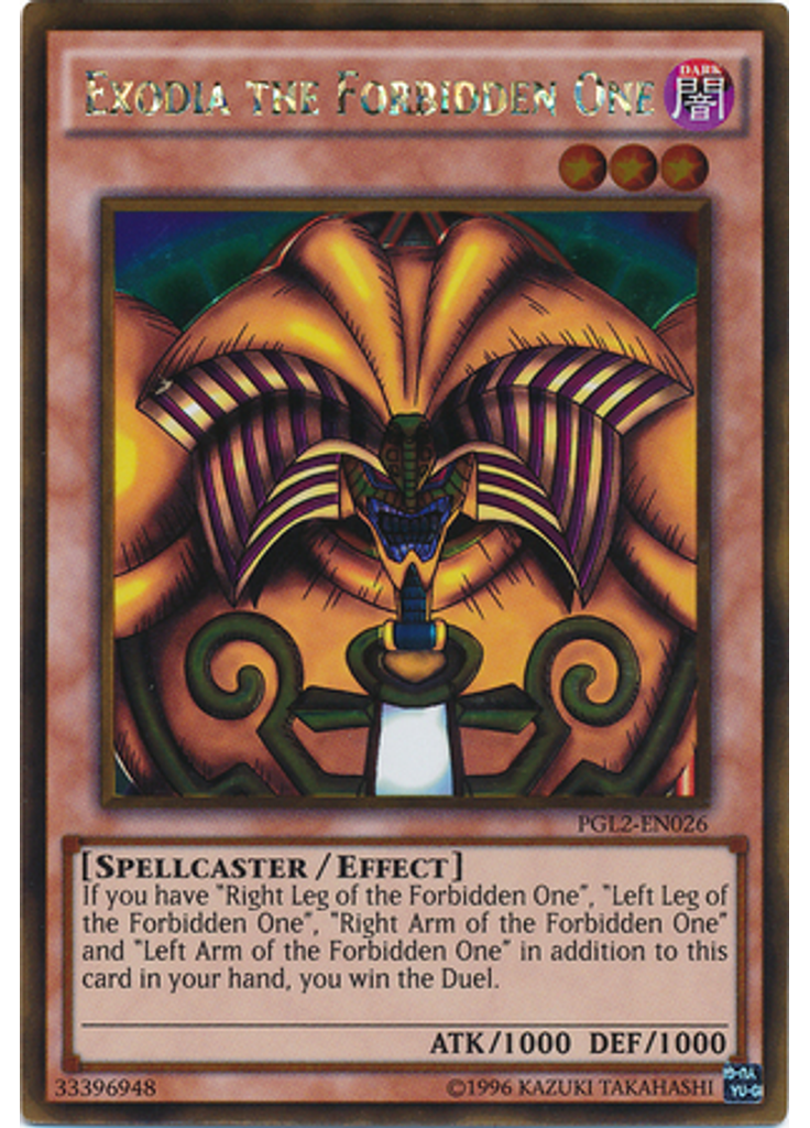 Exodia the Forbidden One (Gold Rare Unlimited)