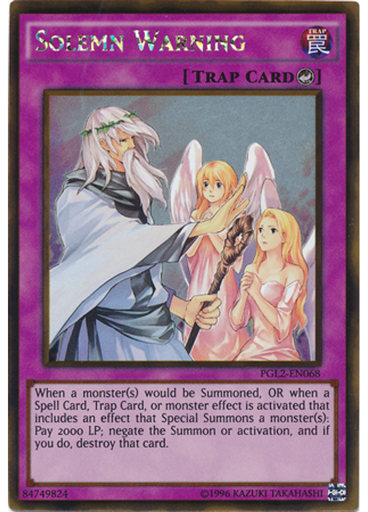 Solemn Warning (Gold Rare Unlimited)