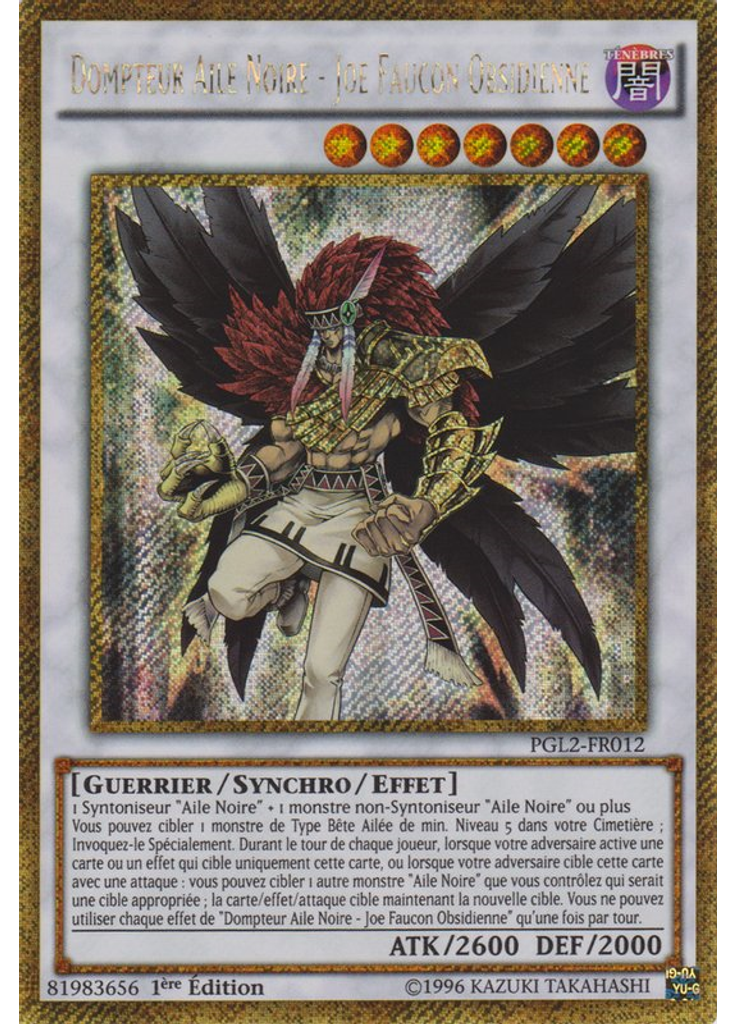 Dompteur Aile Noire - Joe Faucon Obsidienne