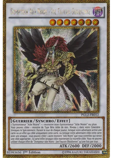 Dompteur Aile Noire - Joe Faucon Obsidienne