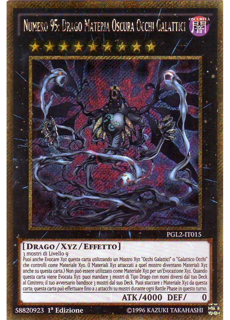 Numero 95: Drago Materia Oscura Occhi Galattici