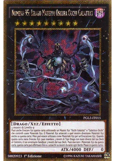 Numero 95: Drago Materia Oscura Occhi Galattici