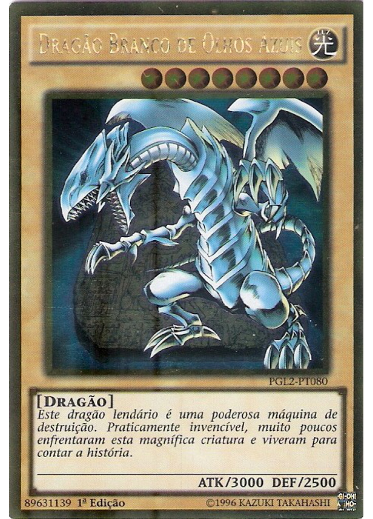 Dragão Branco de Olhos Azuis