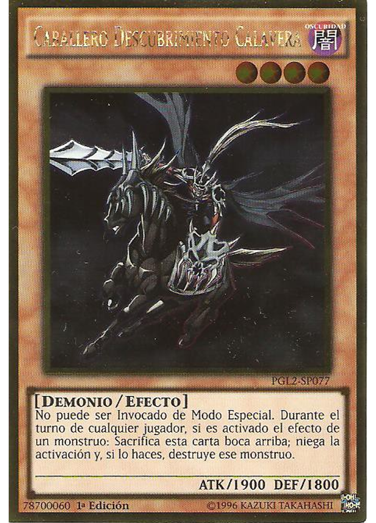 Caballero Descubrimiento Calavera