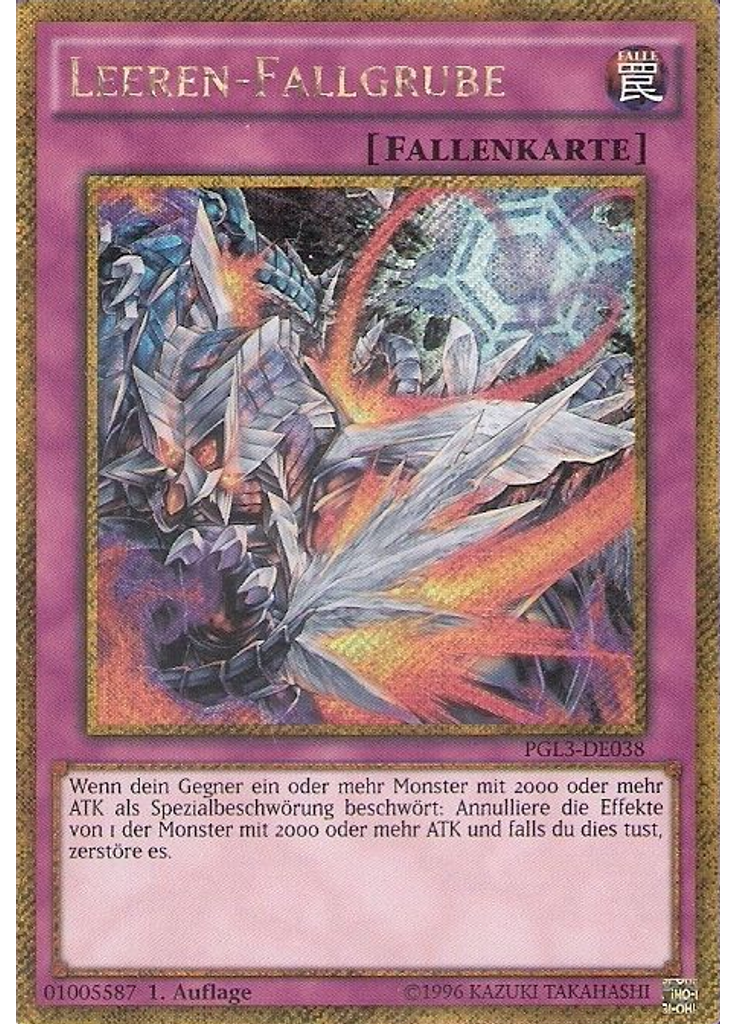 Leeren-Fallgrube