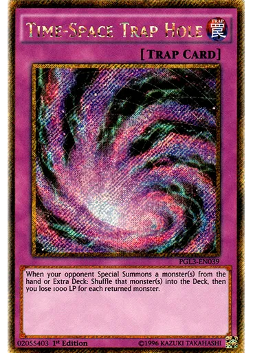 Time-Space Trap Hole