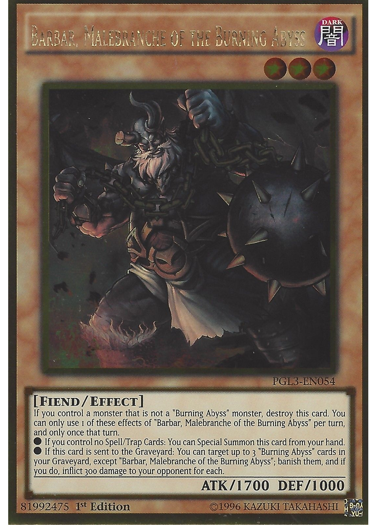 Barbar, Malebranche of the Burning Abyss