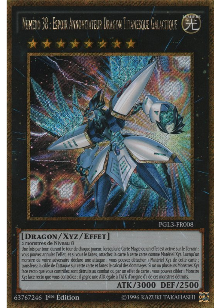 Numéro 38 : Espoir Annonciateur Dragon Titanesque Galactique