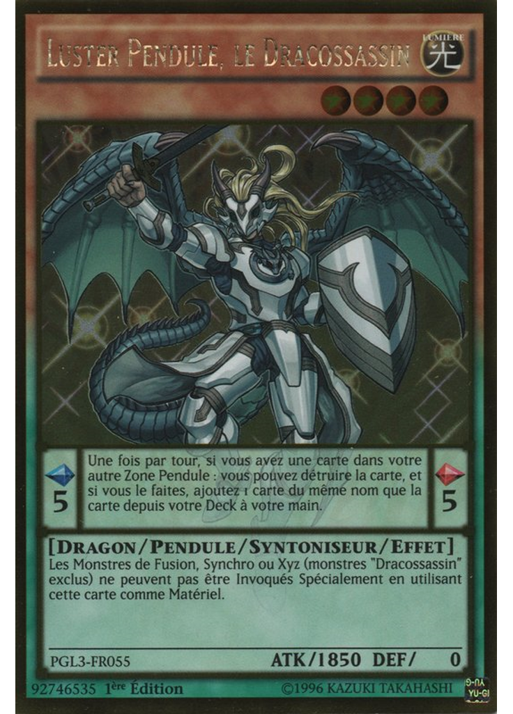 Luster Pendule, le Dracossassin