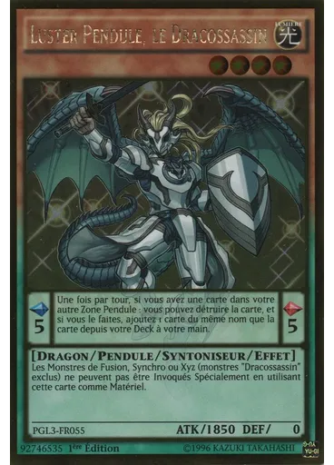 Luster Pendule, le Dracossassin