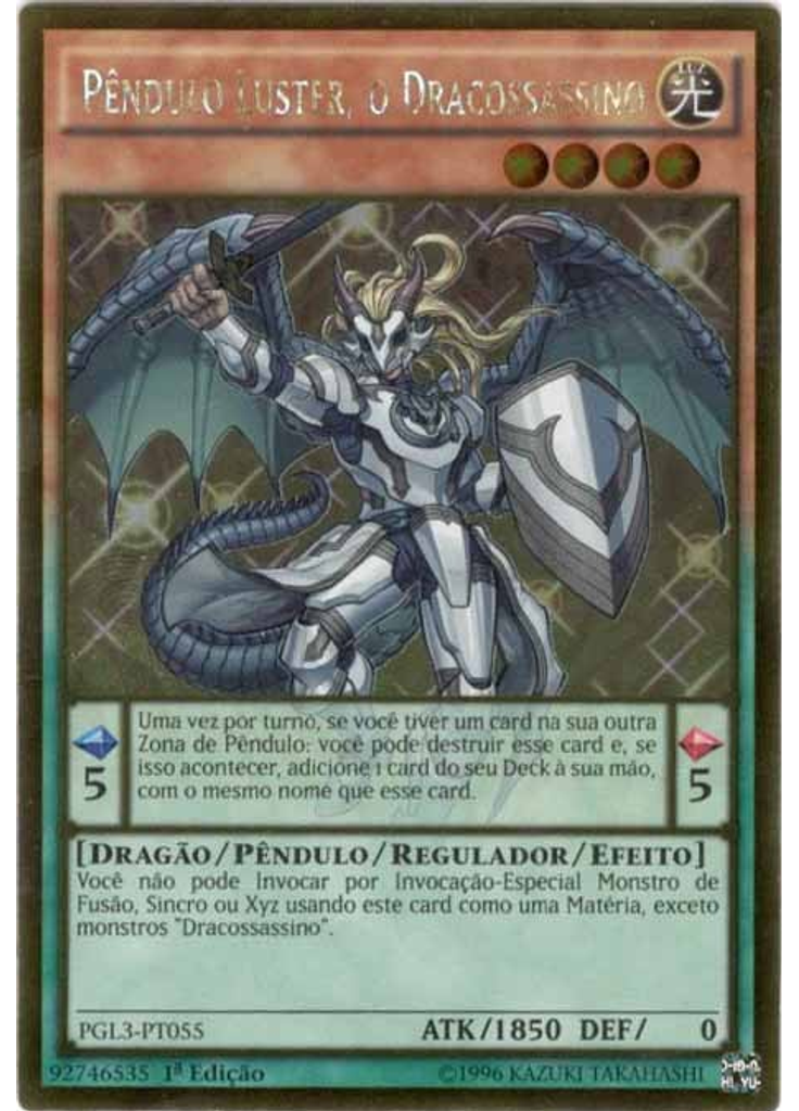 Pêndulo Luster, o Dracossassino