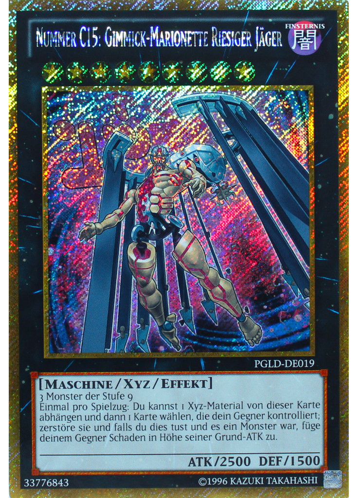 Nummer C15: Gimmick-Marionette Riesiger Jäger (Gold Secret Rare Unlimited)