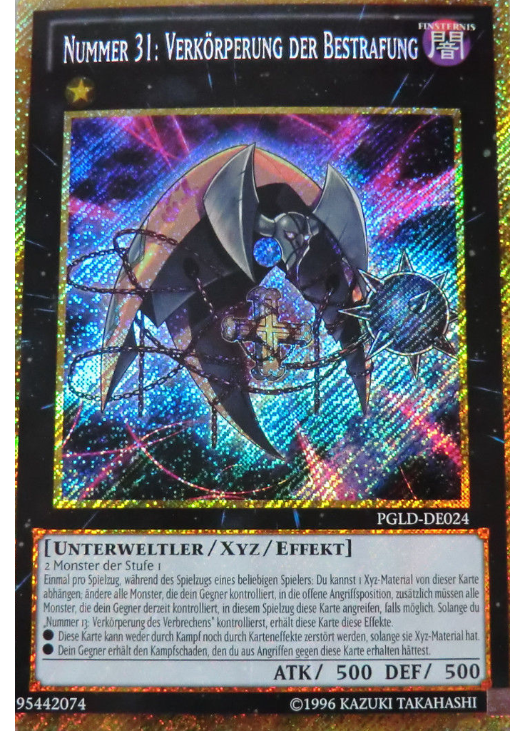 Nummer 31: Verkörperung der Bestrafung (Gold Secret Rare Unlimited)