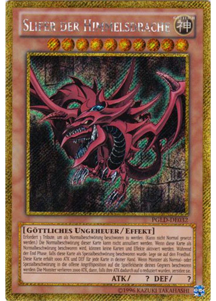 Slifer der Himmelsdrache (Gold Secret Rare Unlimited)