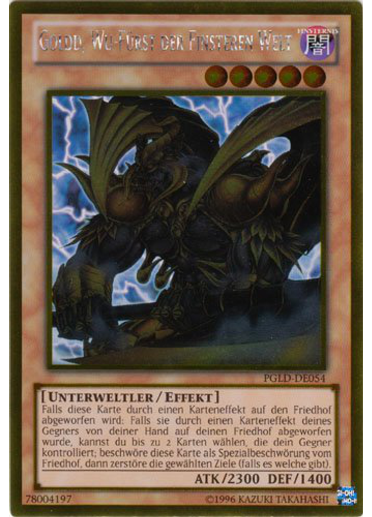 Goldd, Wu-Fürst der Finsteren Welt (Gold Rare Unlimited)