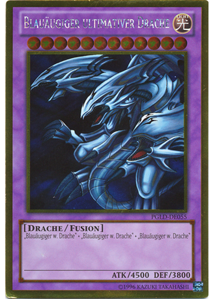 Blauäugiger ultimativer Drache (Gold Rare Unlimited)
