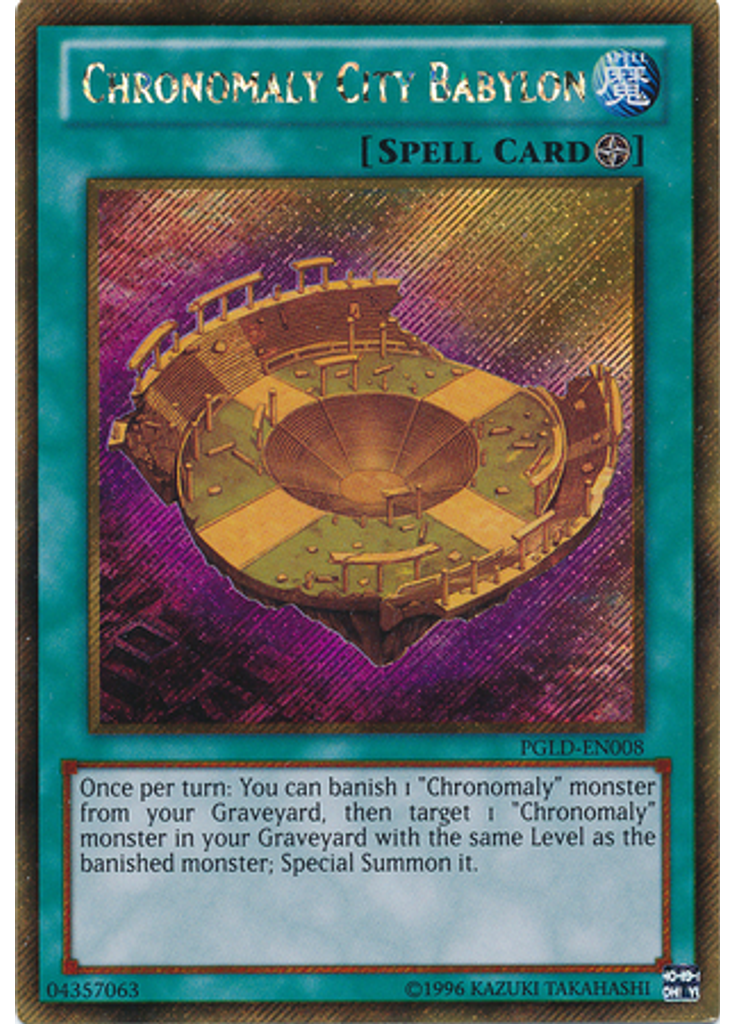 Chronomaly City Babylon (Gold Secret Rare Unlimited)