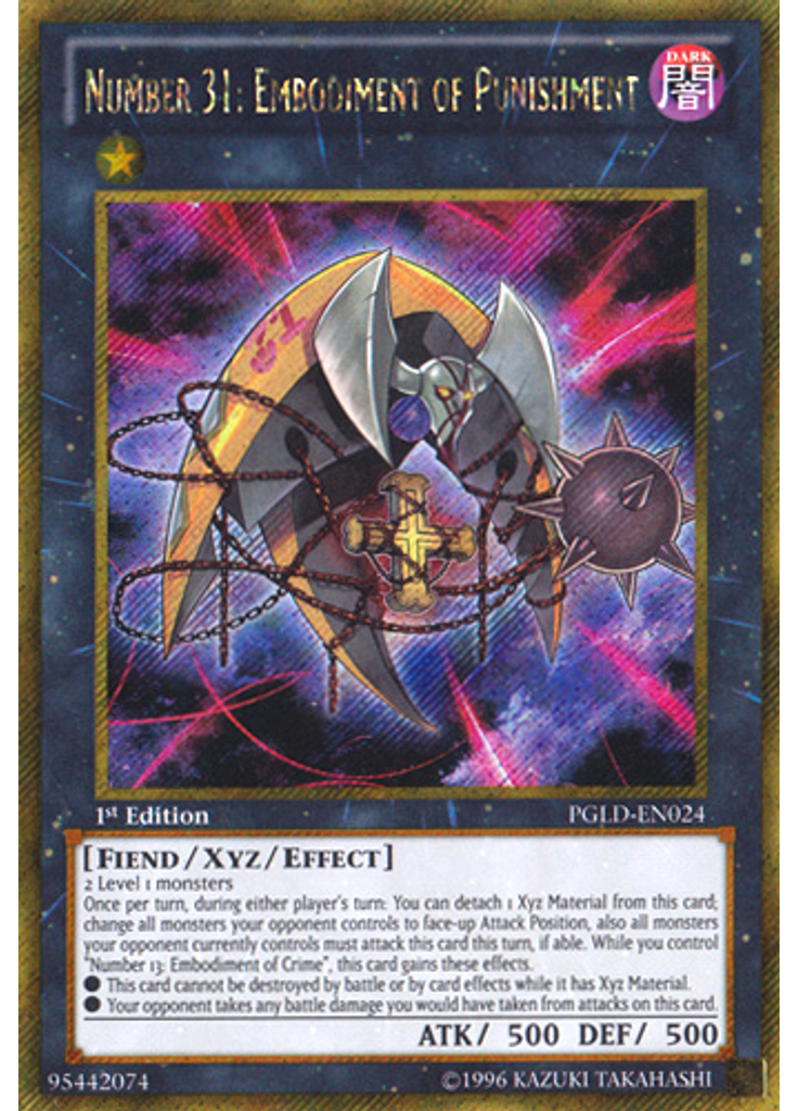 Number 31: Embodiment of Punishment