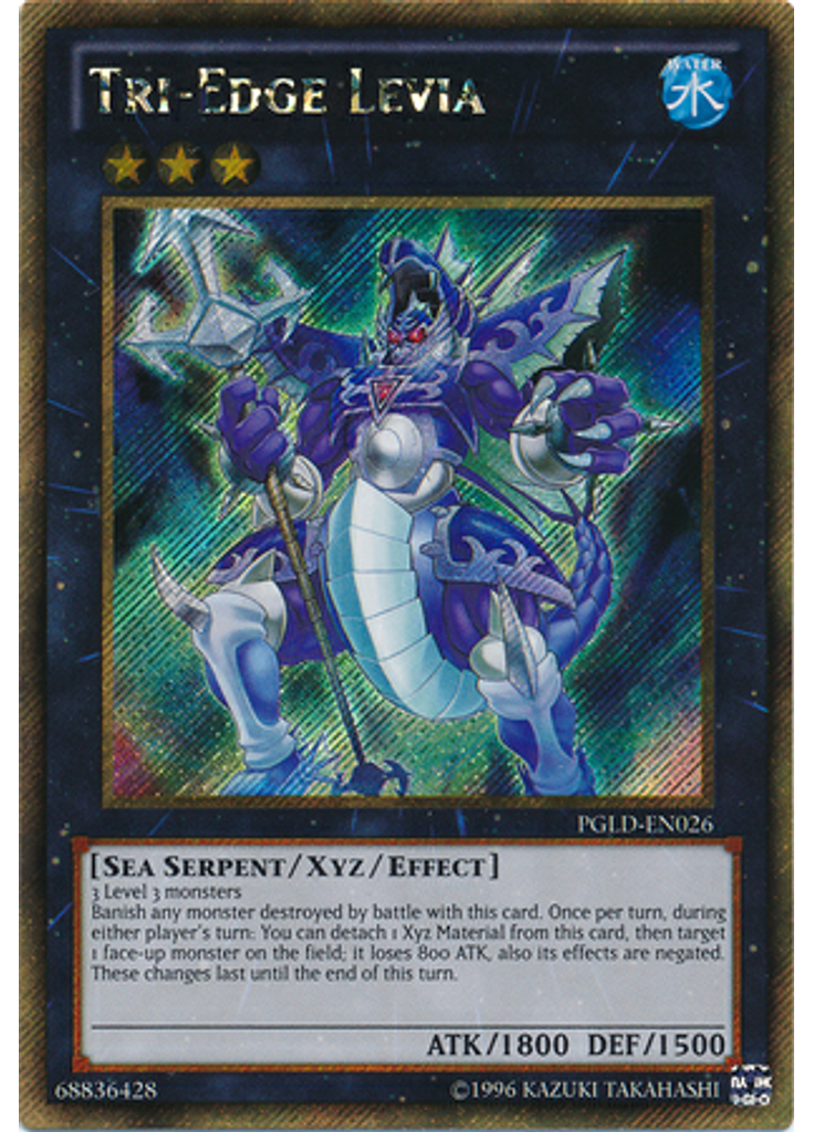 Tri-Edge Levia (Gold Secret Rare Unlimited)