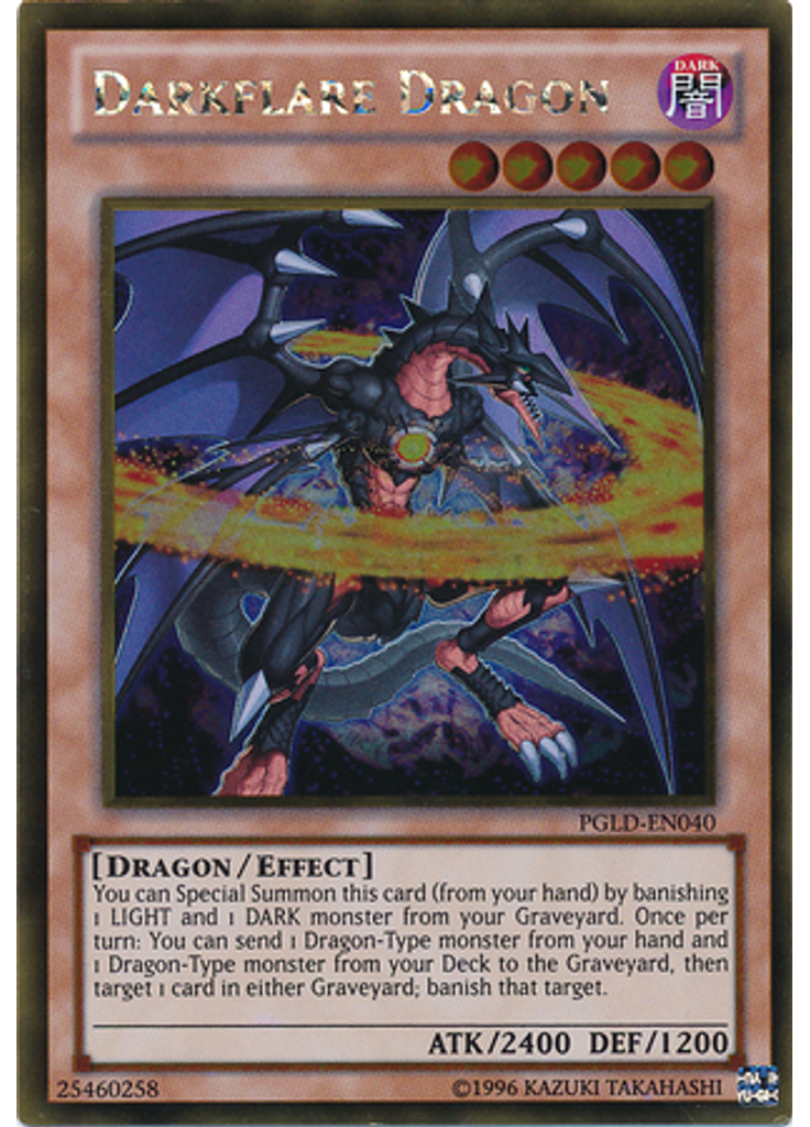 Darkflare Dragon (Gold Rare Unlimited)
