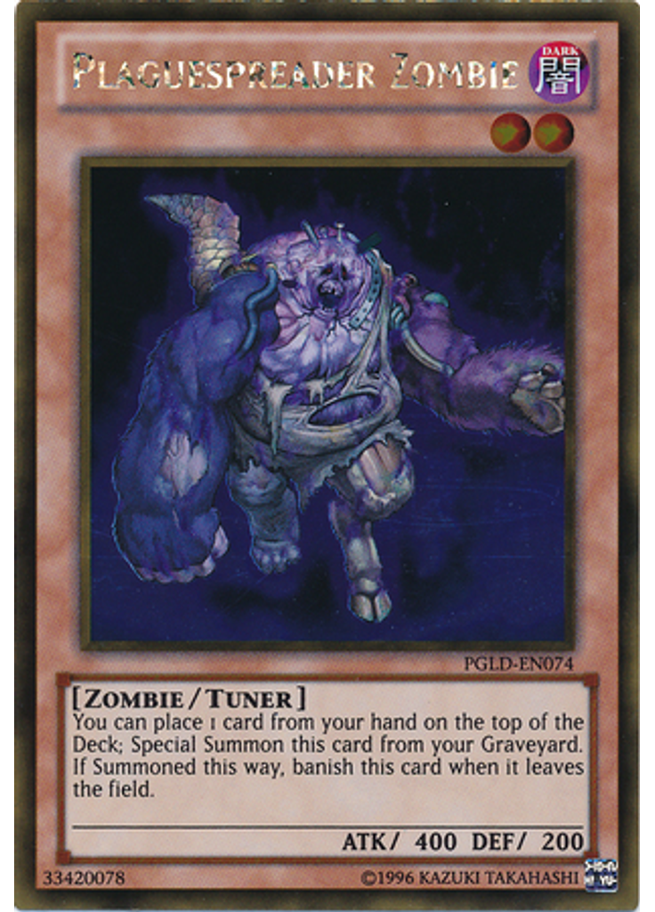Plaguespreader Zombie (Gold Rare Unlimited)