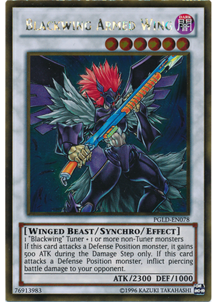 Blackwing Armed Wing (Gold Rare Unlimited)