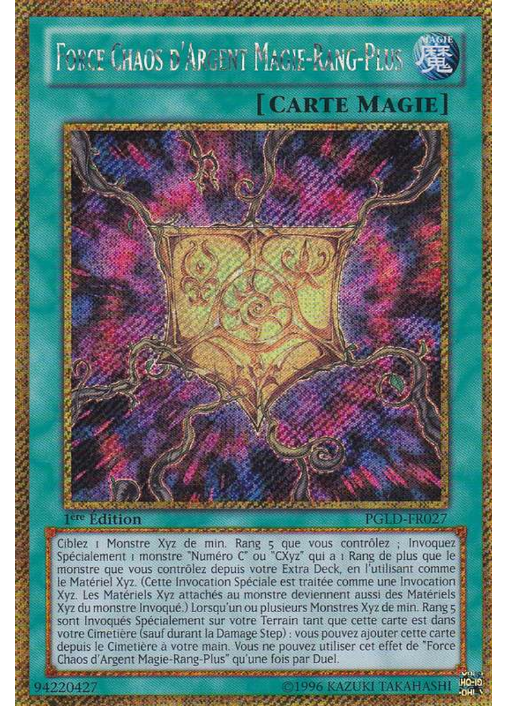 Force Chaos d'Argent Magie-Rang-Plus
